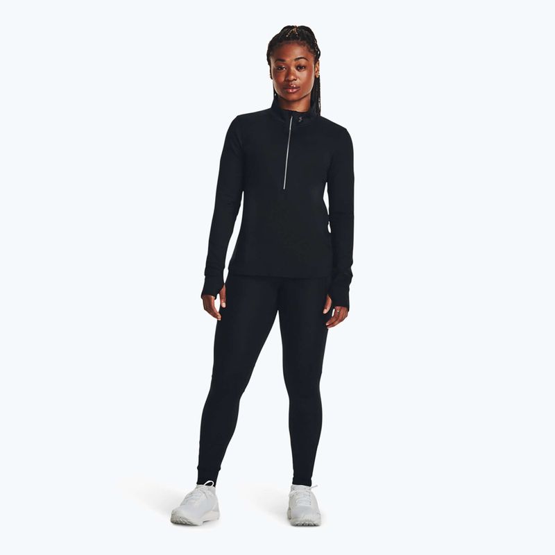 Under Armour Launch Pro Half Zip schwarz/reflektierend Frauen laufen Longsleeve 2