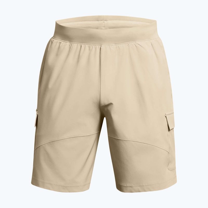 Under Armour Stretch Woven Cargo Herren Trainingsshorts khaki base/schwarz 5