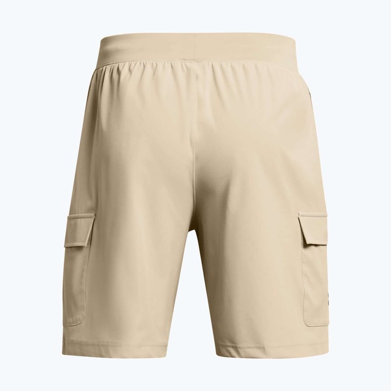 Under Armour Stretch Woven Cargo Herren Trainingsshorts khaki base/schwarz 6
