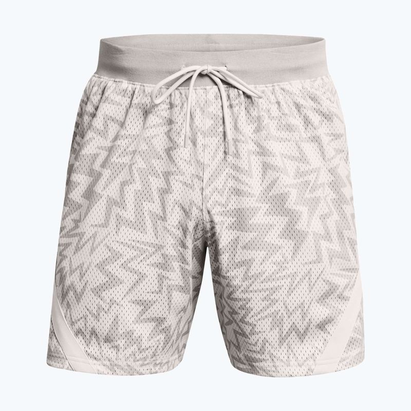 Unter Armour Curry Mesh Short Männer Basketball-Shorts weiß Ton/Mod grau 2