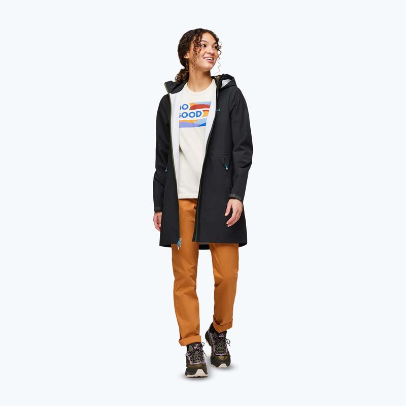 Cotopaxi Cielo Rain Trench schwarz Damen Regenjacke 2