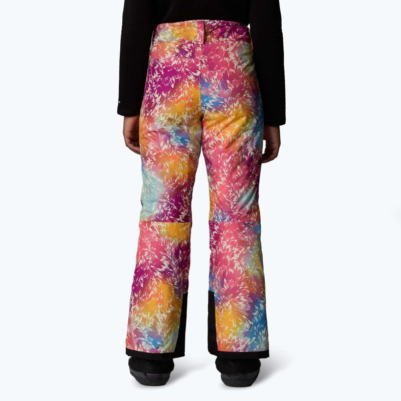 Skihose Kinder The North Face Freedom Insulated radiant poppy blowing wind print 3