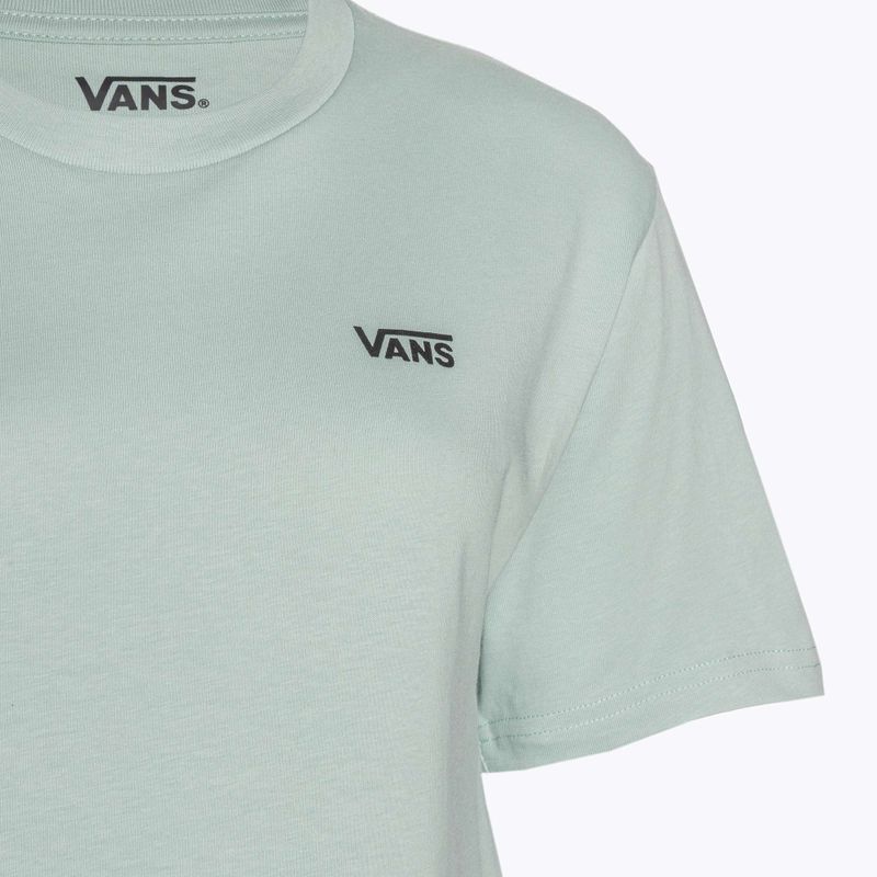 Women's Vans Left Chest Logo T-Shirt grau Nebel 3