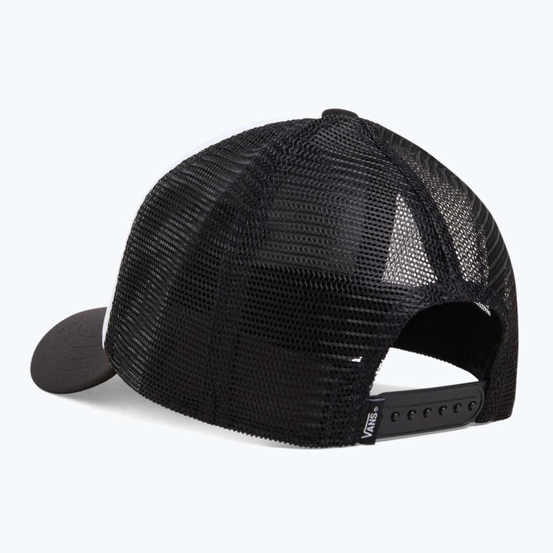 Vans Classic Patch Curved Bill Trucker Kinder Baseballmütze schwarz/weiß 2