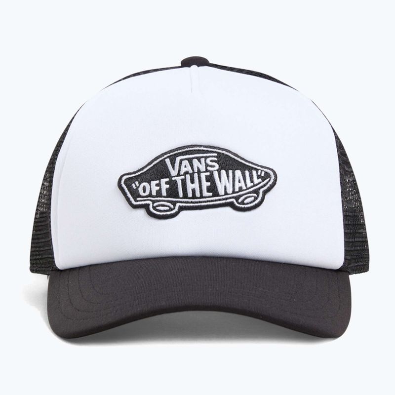 Vans Classic Patch Curved Bill Trucker Kinder Baseballmütze schwarz/weiß 3