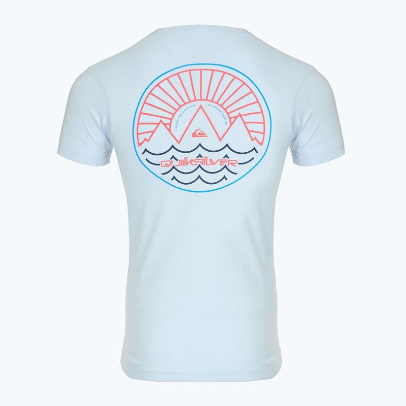 Quiksilver Herren Summit Sunset blau/rot Kombi-T-Shirt 2