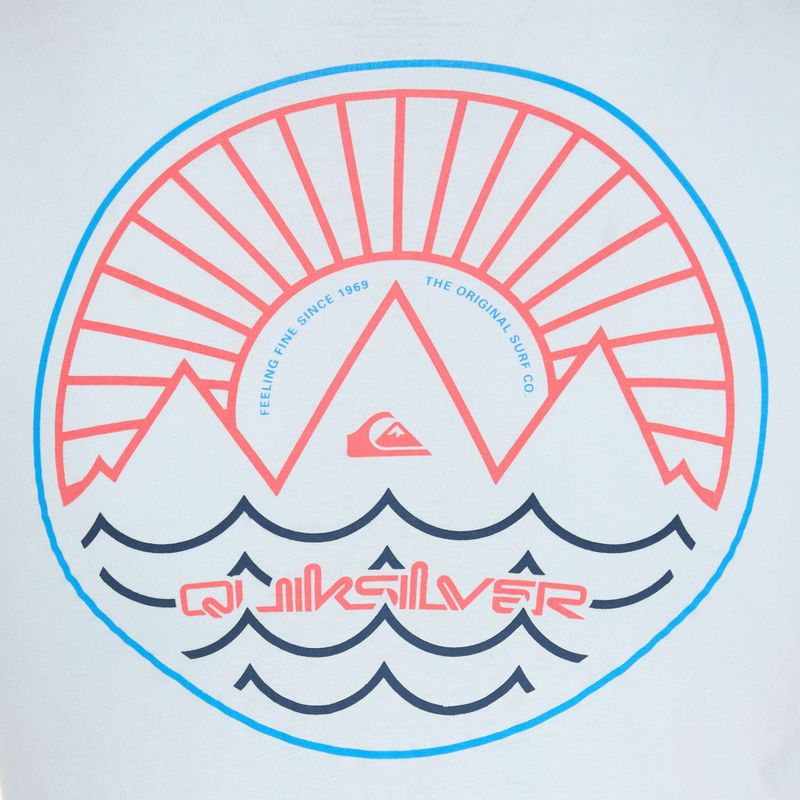 Quiksilver Herren Summit Sunset blau/rot Kombi-T-Shirt 3