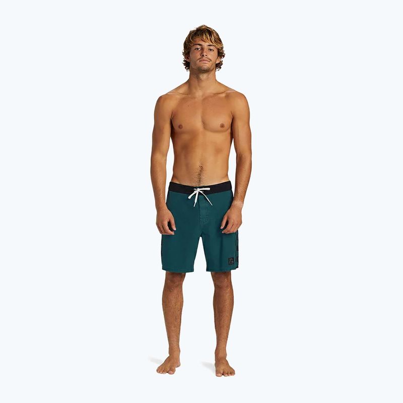 Herren Quiksilver Original Arch Hempstretch 18" Colonial Blau Badeshorts 2