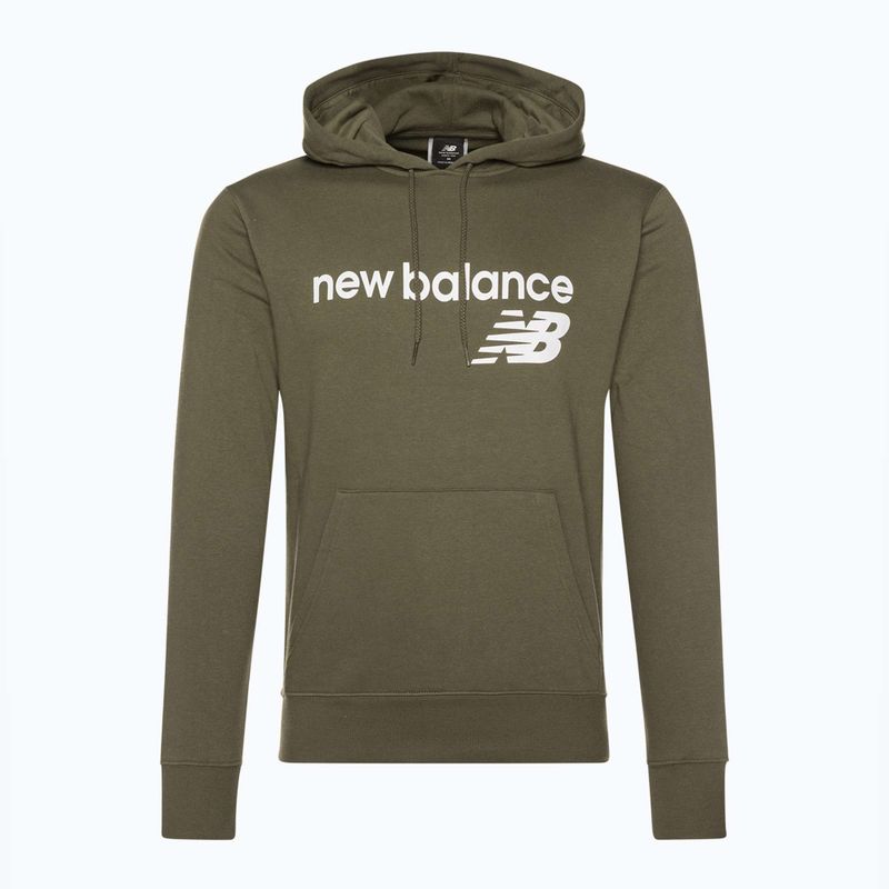 Herren New Balance Core Fleece Hoodie dunkel Moos 5