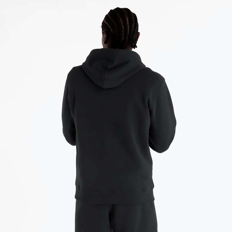 Herren New Balance Core Brushed Hoodie schwarz 2