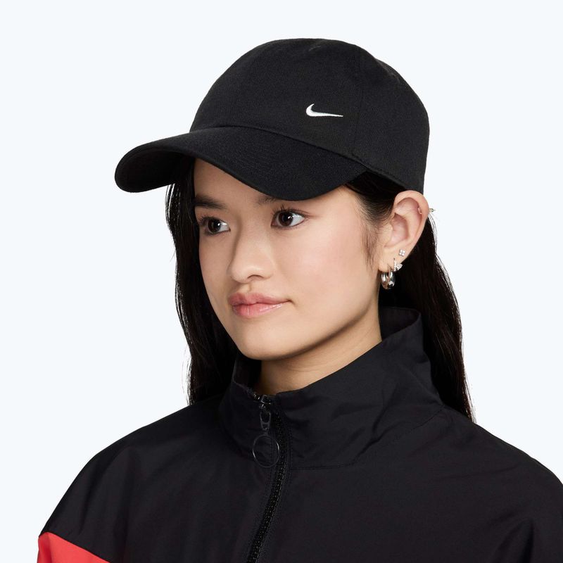 Basecap Nike Club Unstructured black/sail 5
