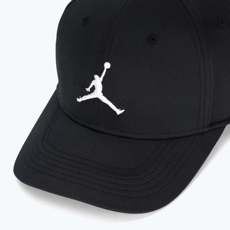 Basecap Jordan Rise Structured Curved-Bill schwarz/weiß 3