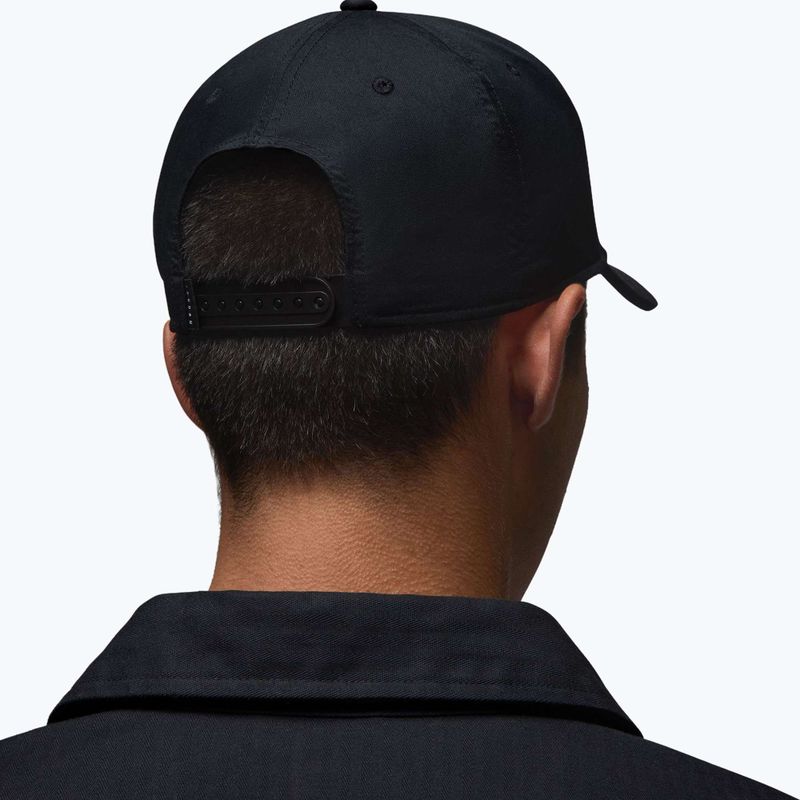 Basecap Jordan Rise Structured Curved-Bill schwarz/weiß 8