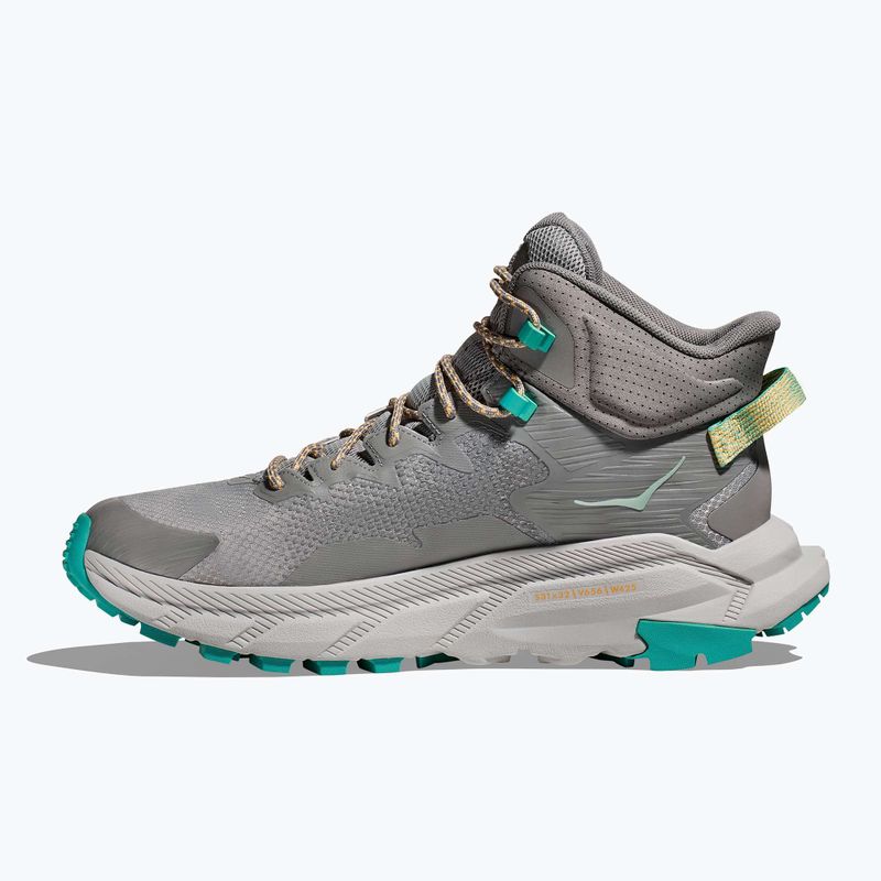 Herren-Wanderschuhe HOKA Trail Code GTX galactic grey/electric aqua 11