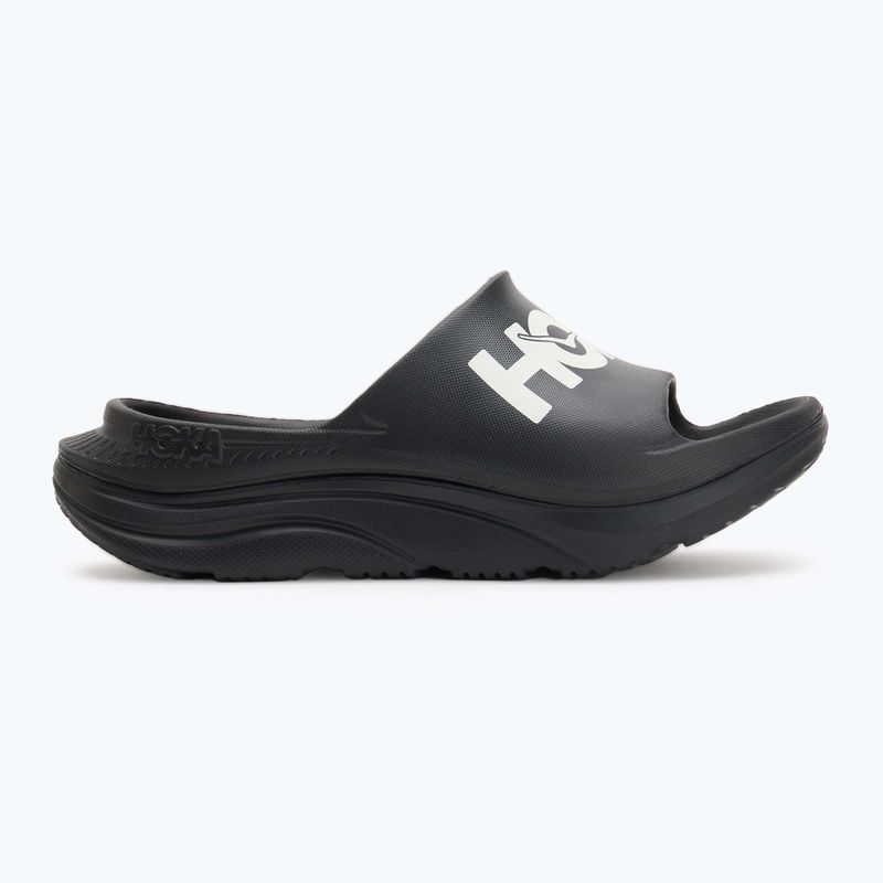 Schlappen Badeschuhe HOKA Ora Athletic Slide black/white 2