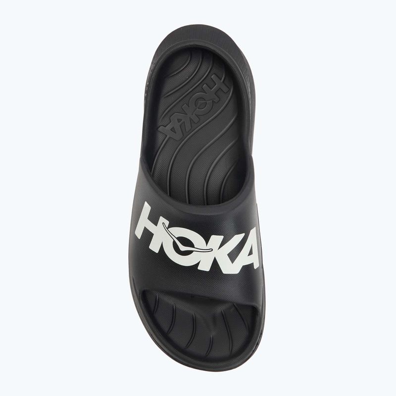 Schlappen Badeschuhe HOKA Ora Athletic Slide black/white 5