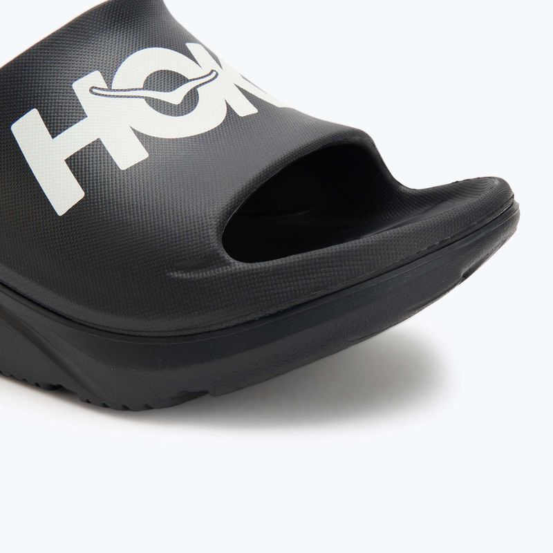 Schlappen Badeschuhe HOKA Ora Athletic Slide black/white 7