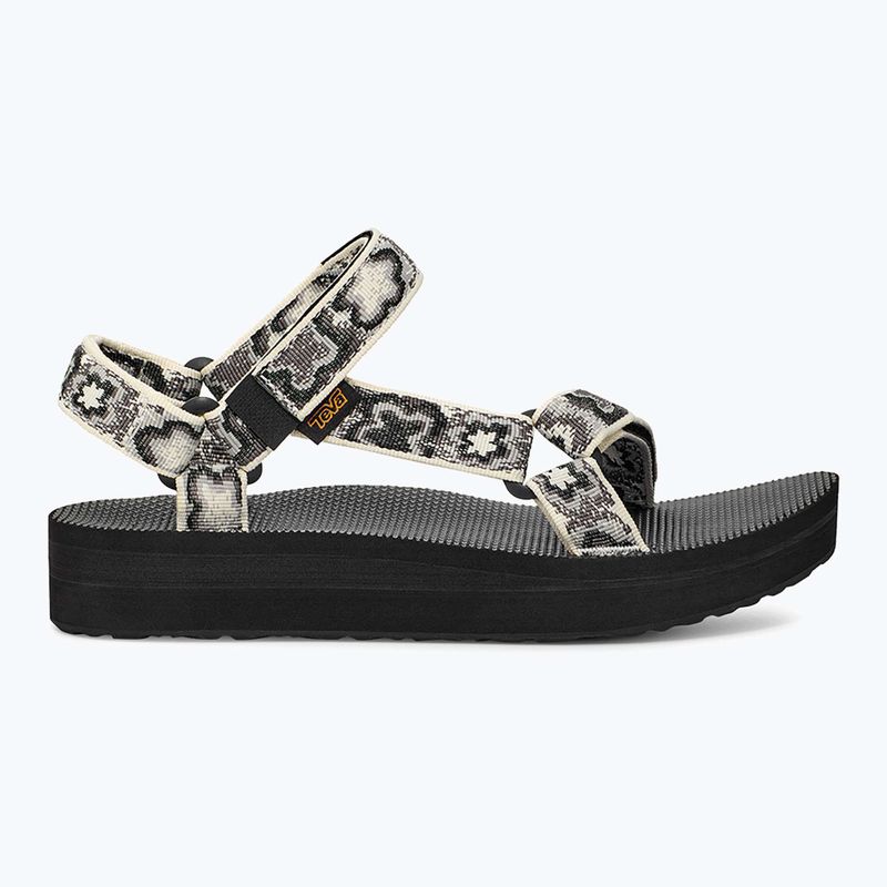 Teva Midform Universal Damen Sandalen neon floral schwarz / weiß 8