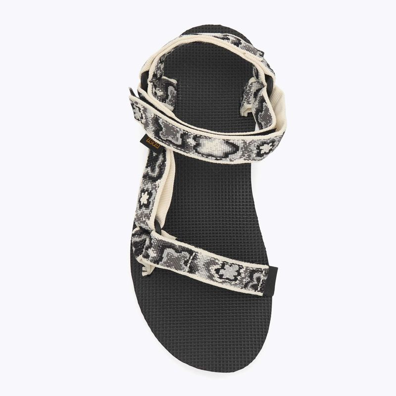 Teva Midform Universal Damen Sandalen neon floral schwarz / weiß 5