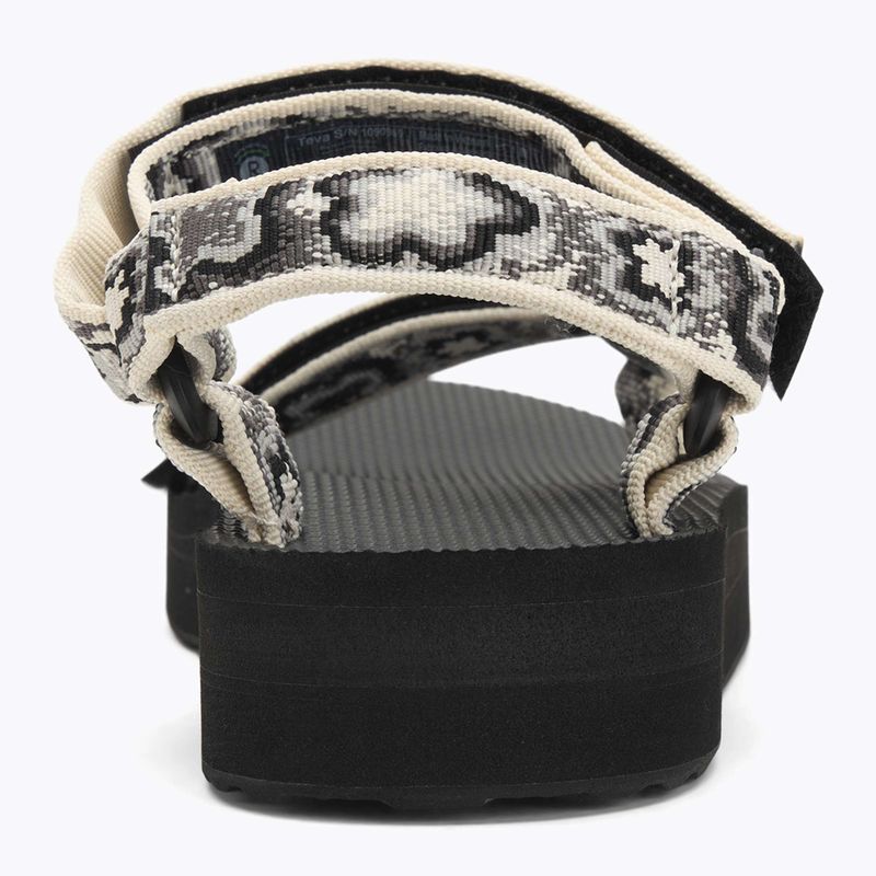 Teva Midform Universal Damen Sandalen neon floral schwarz / weiß 6