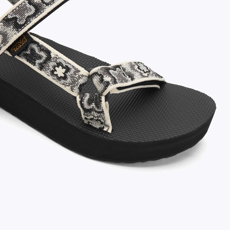 Teva Midform Universal Damen Sandalen neon floral schwarz / weiß 7