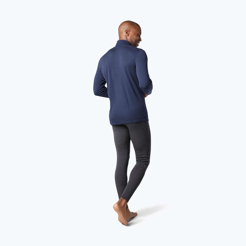 Thermoaktiv Hoodie Sweatshirt Herren Smartwool Classic Thermal Merino Base Layer 1/4 Zip Boxed deep navy 3
