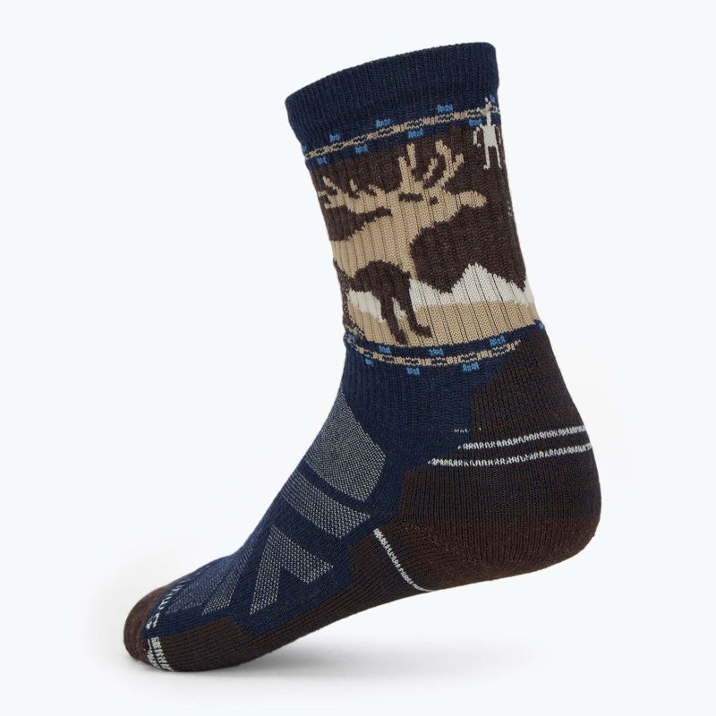 Socken Smartwool Hike Light Cushion Mountain Moose Crew dep navy 2