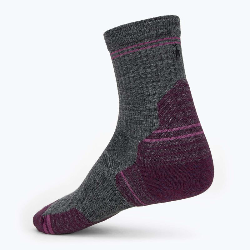 Socken Damen Samrtwool Hike Targeted Cushion Mid Crew medium gray 2