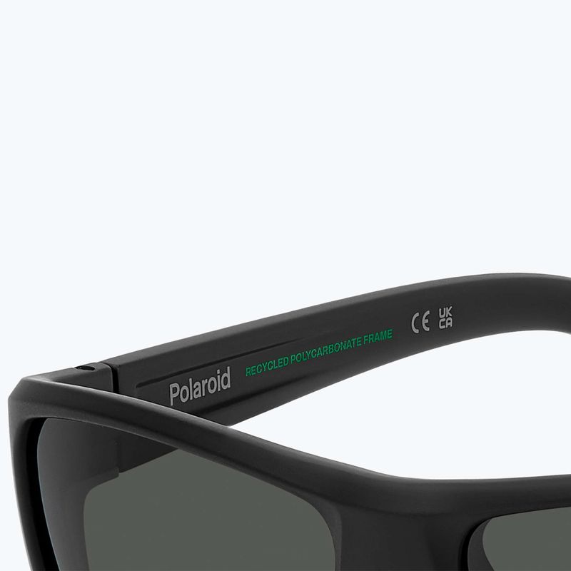 Polaroid PLD 7057/S mattschwarz/grau polarisierte Herren-Sonnenbrille 8