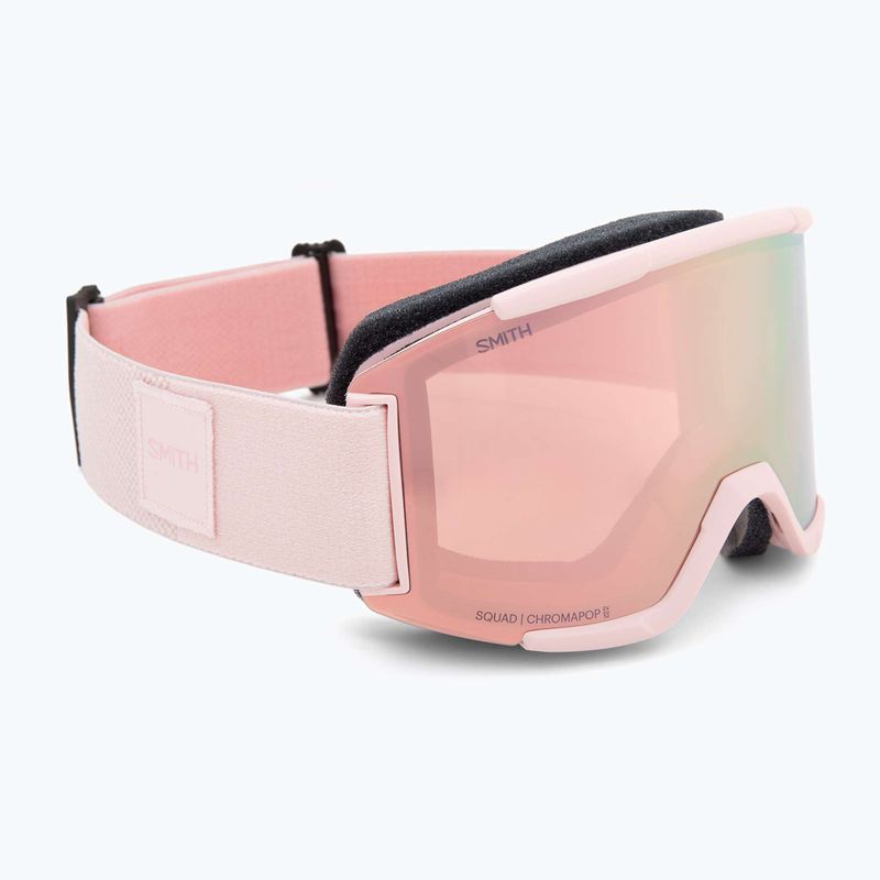 Skibrille Smith Squad carnation/chrp everyday rose gold mirror/clear 2