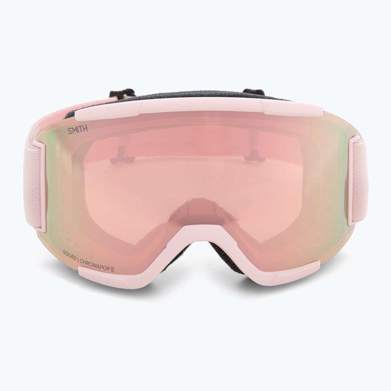 Skibrille Smith Squad carnation/chrp everyday rose gold mirror/clear 3