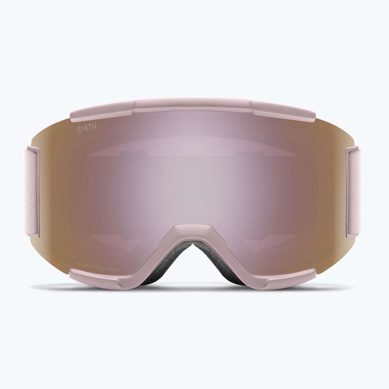 Skibrille Smith Squad carnation/chrp everyday rose gold mirror/clear 7