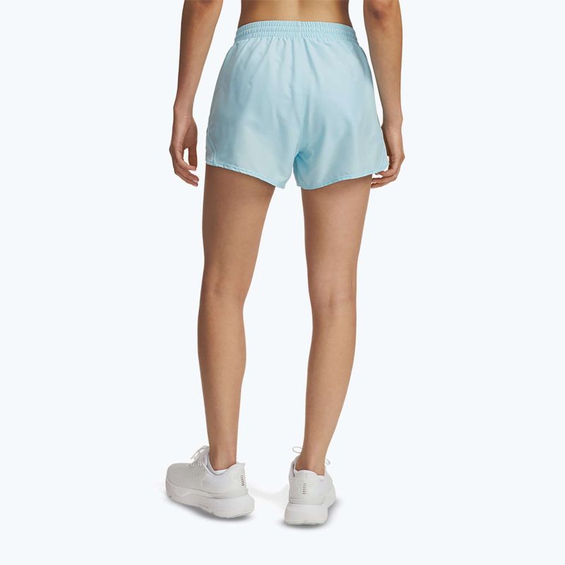 Laufshorts Damen Under Armour Fly By 3" stream /stream / reflective 3