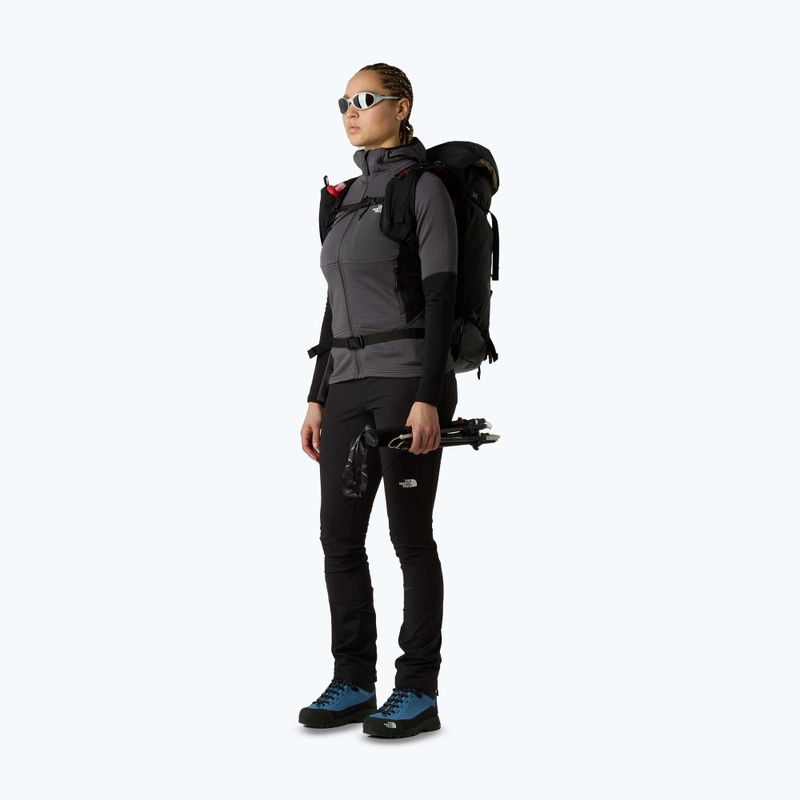 Damen-Hoodie The North Face Polartec Powergrid Stormgap Hoodie anthracite grey/black 7