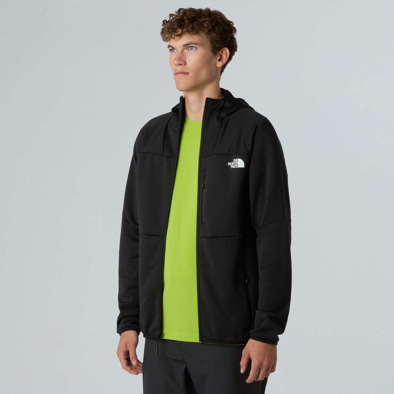 Hoodie Sweatshirt Herren The North Face Meteora Full Zip black 4