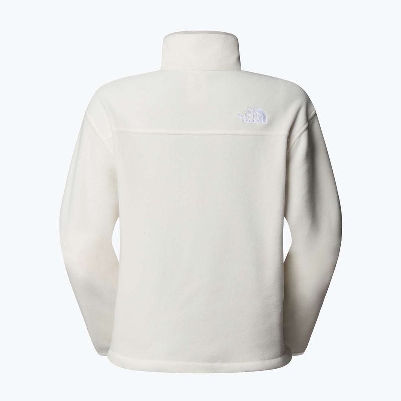 Hoodie Sweatshirt Damen The North Face Glacier Fleece 1/2 Zip Short white dune 5