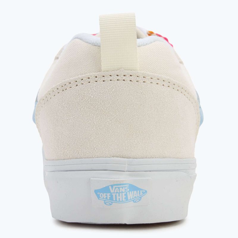 Vans Knu Skool übergroße Spitze weiß/blaue Schuhe 6
