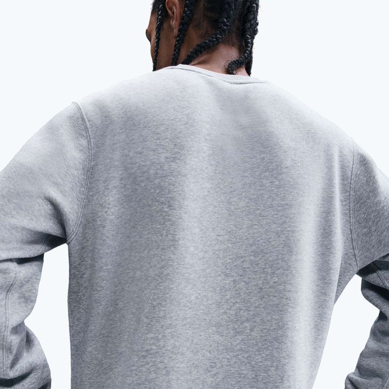 Herren Sweatshirt Nike Sportswear Club Graphic Fleece Crew dark grey heather/white 5
