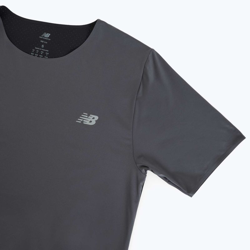 Herren New Balance Race Day graphitfarbenes Laufshirt 3