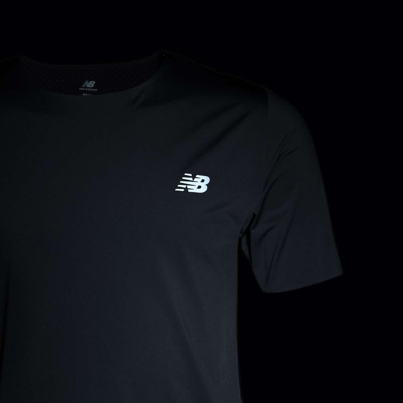 Herren New Balance Race Day graphitfarbenes Laufshirt 5
