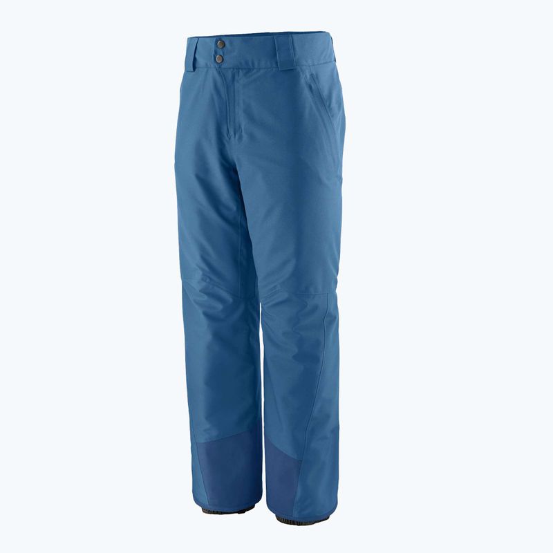 Herren Patagonia Isolierte Powder Town Skihose clement blau 7
