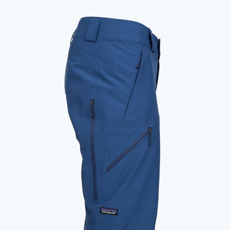 Herren Patagonia Isolierte Powder Town Skihose clement blau 3