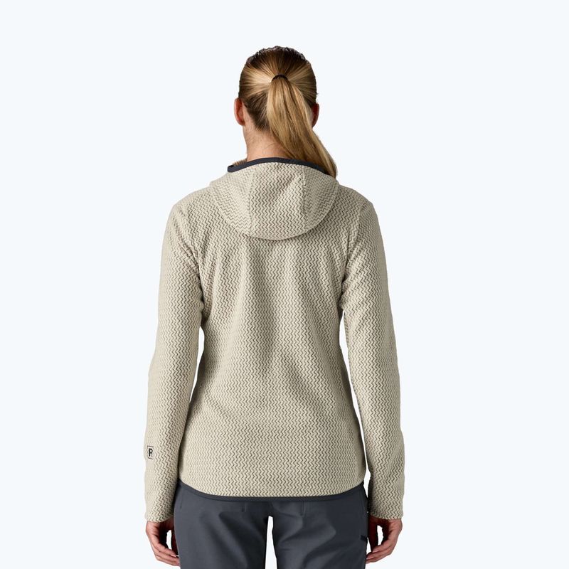 Patagonia R1 Air Full-Zip Fleece-Kapuzenpulli Wolle weiß 2