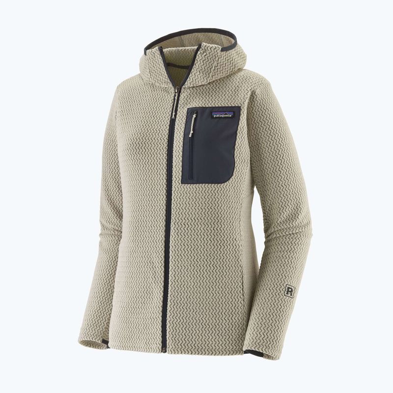 Patagonia R1 Air Full-Zip Fleece-Kapuzenpulli Wolle weiß 5