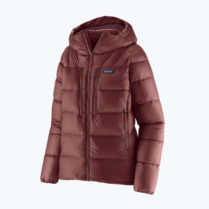 Patagonia Damen Daunenjacke Fitz Roy Down Hoody dunkel rubinrot w / sizzle rot