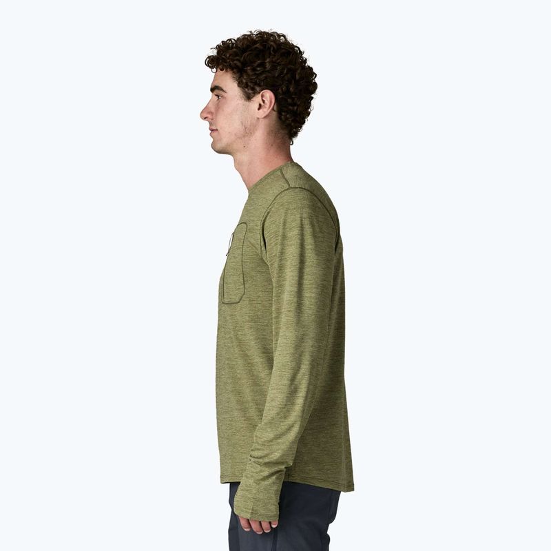 Longsleeve Herren Patagonia Capilene Cool Sun caper green/buckhorn green x-dye 4