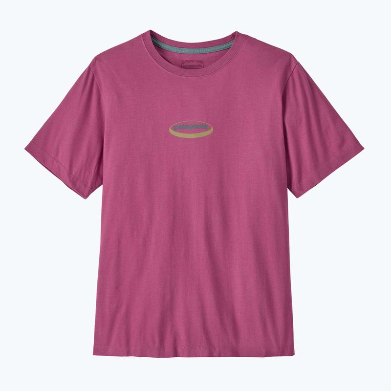 Shirt Herren Patagonia '95 Oval Logo faded magenta