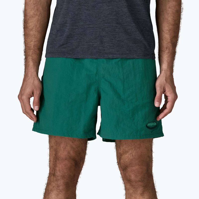 Herrenshorts Patagonia Baggies 5" 95 oval logo/gem green 4