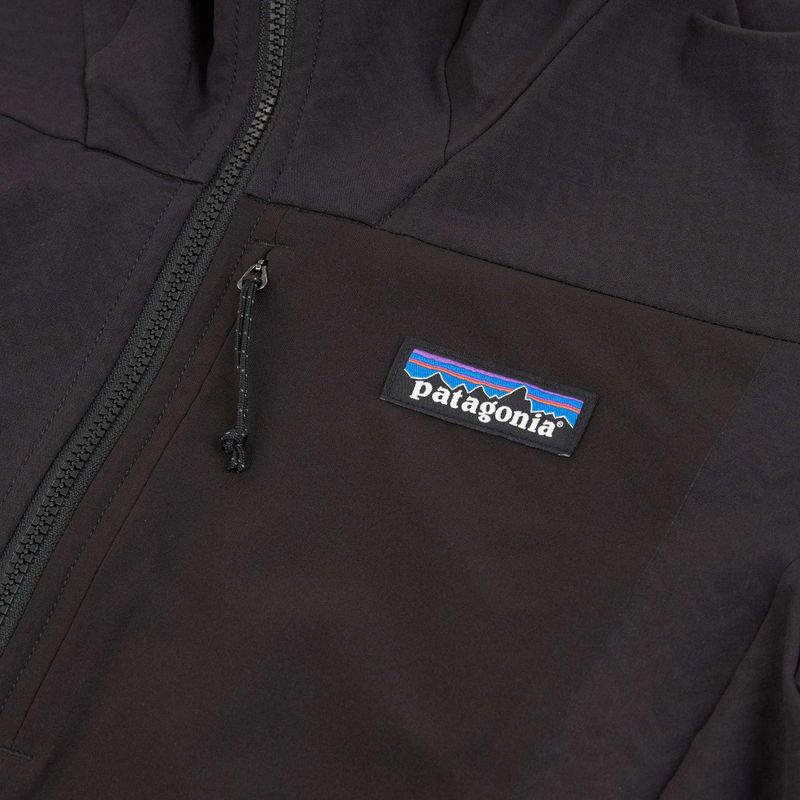 Softshell Jacke Damen  Patagonia R1 CrossStrata Hoody black 3