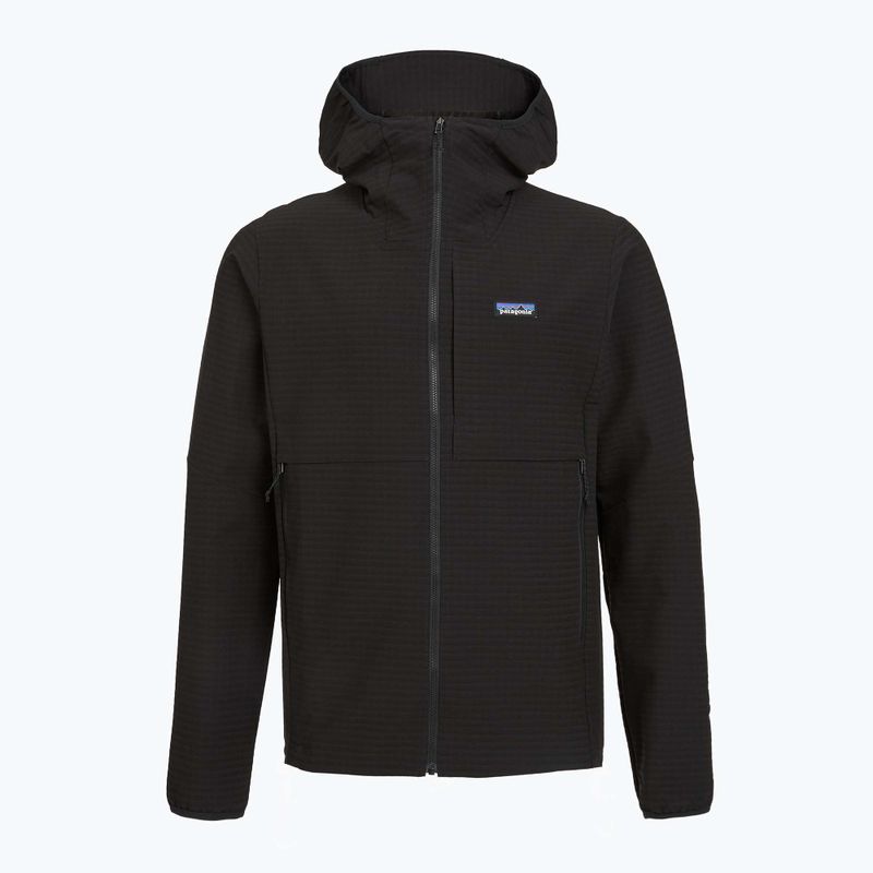 Softshell Jacke Herren Patagonia R1 TechFace Hoody black 2